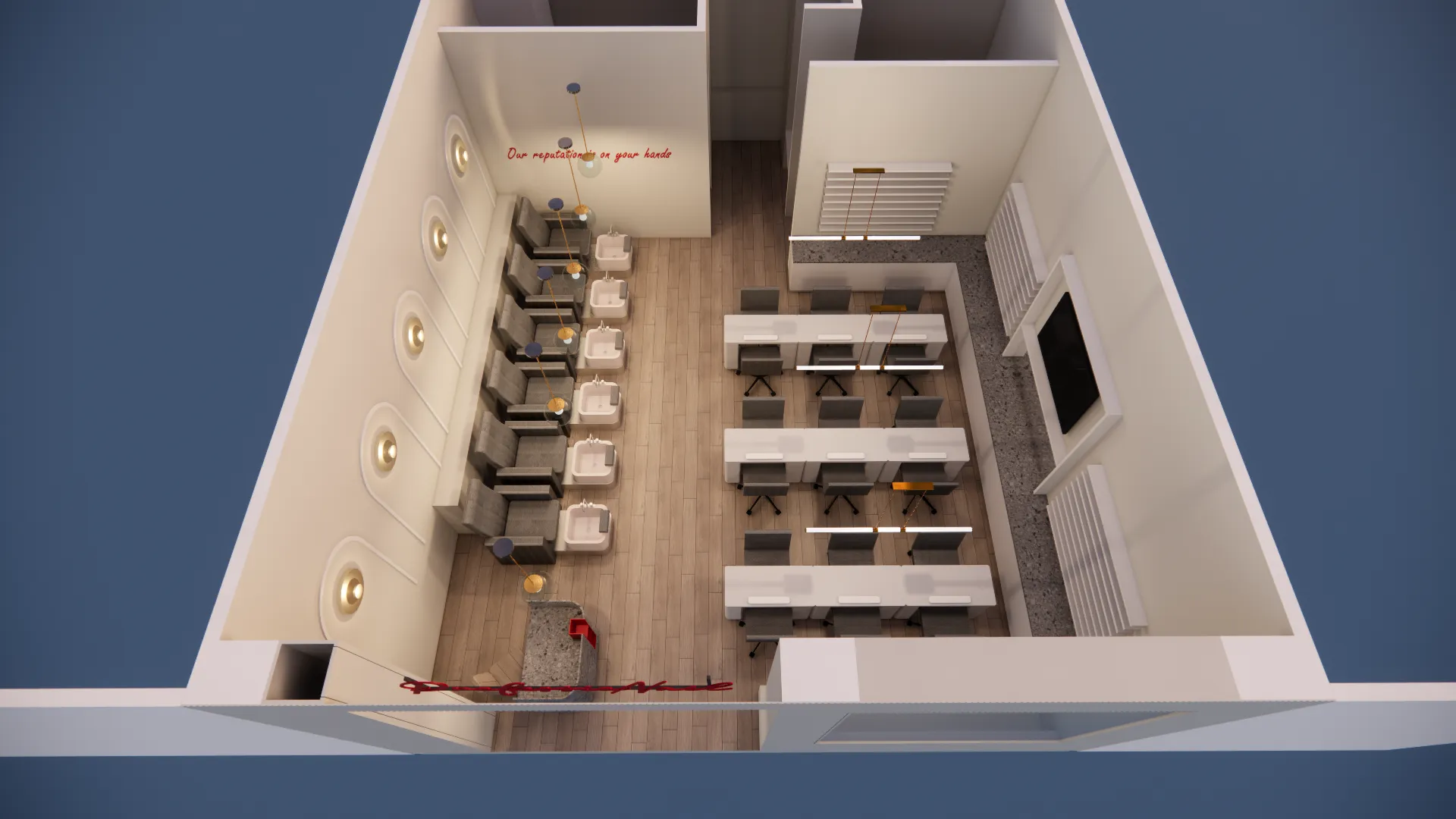 Professionail Top Ryde — layout overview, IDG Design