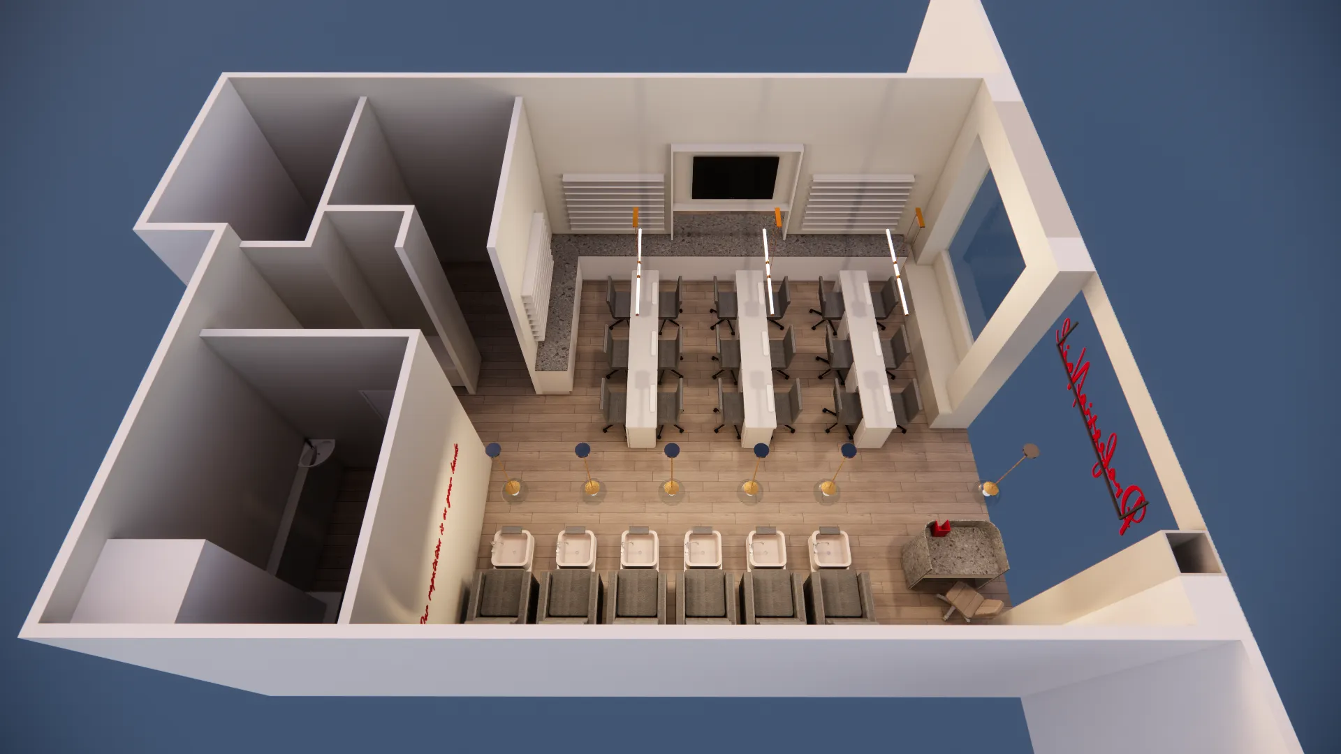 Professionail Top Ryde — Interior view, IDG Design