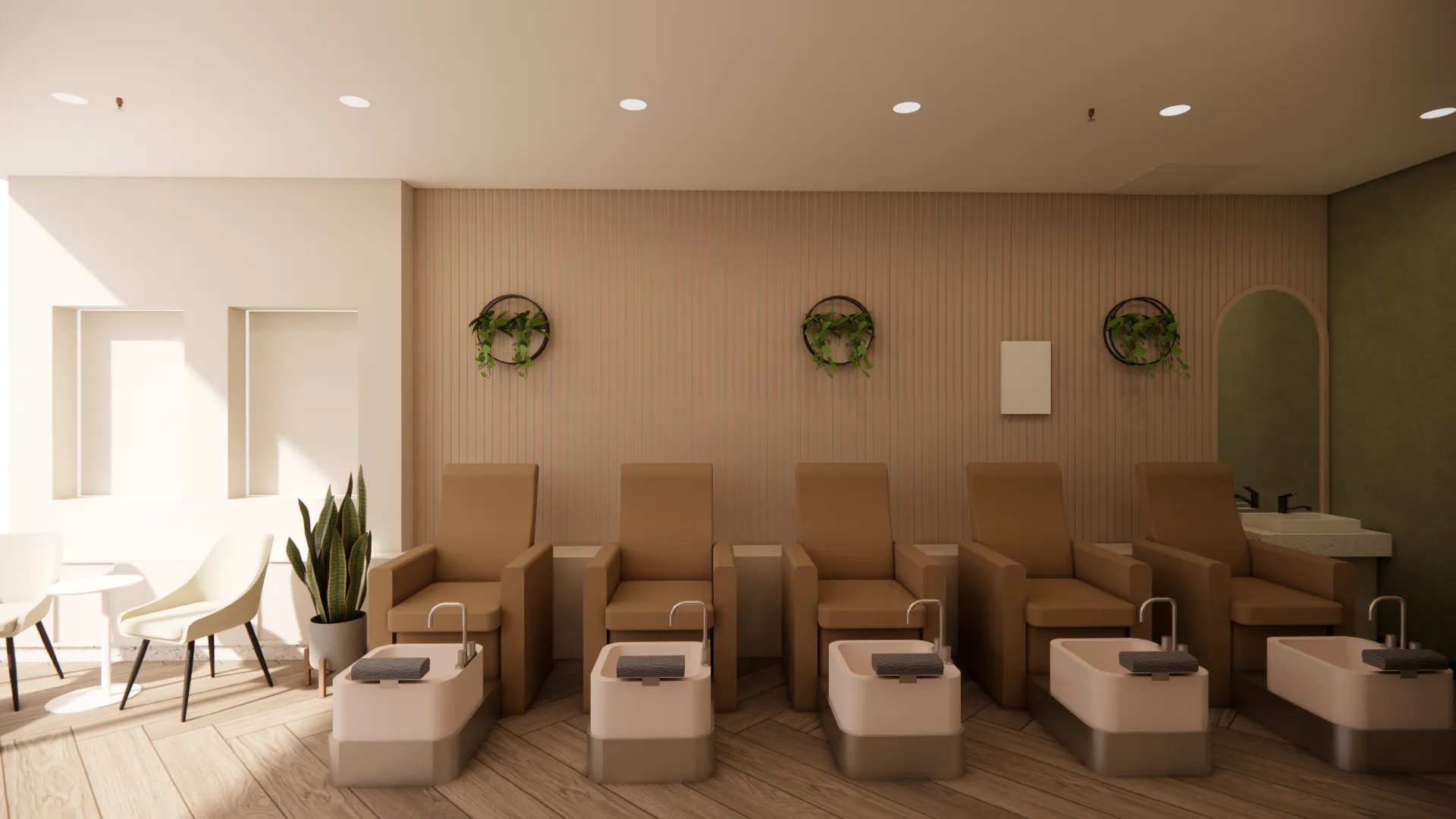 Nail at Taree — Interior view, IDG Design