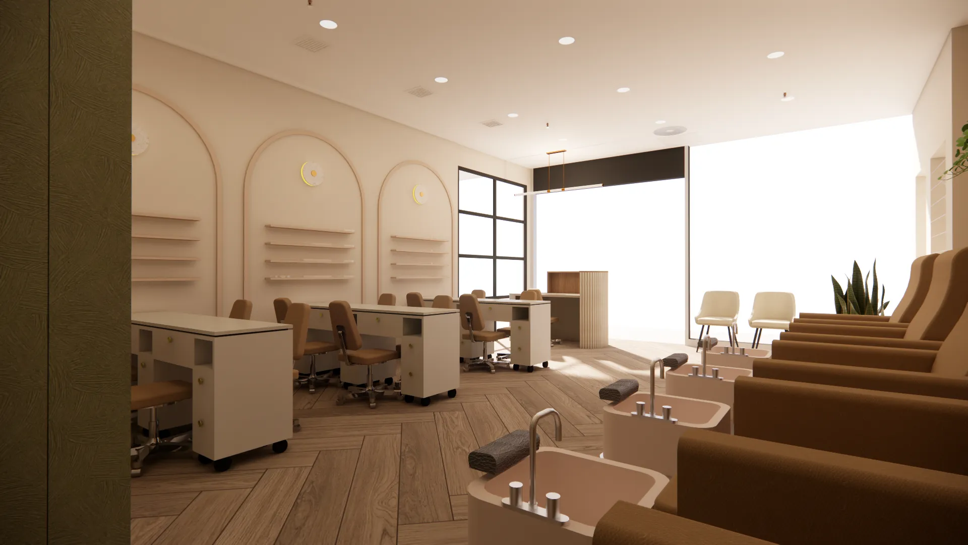 Nail at Taree — Interior view, IDG Design