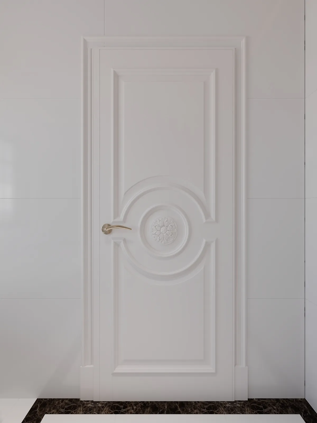 Skyline Double Storey Residence — Feature internal door, IDG Design