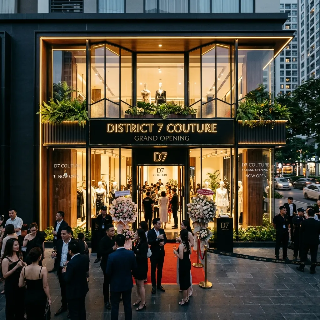 Completed boutique commercial fitout in District 7