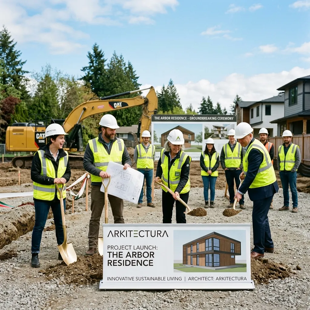 Groundbreaking ceremony for two-storey home in Roselands